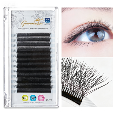 High-quality 5D Volume Lash Extensions Tray, Soft Blooming Lashes with Natural Effect
