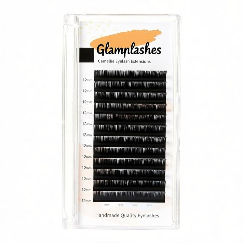 Camellia Blooming Lash Extensions Tray, Handmade 0.07mm Lashes for Professional Use